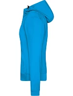 Daiber JN 1145 Dámská 2-vrstvá softshellová bunda s kapucí 02.1145 blue/black