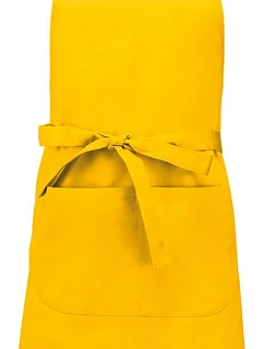 Kariban K 890 Zástěra s laclem "Sommelier" 20.K890 yellow
