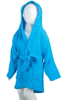 The One Towelling Kids Bathrobe Dětský župan 48.1013 turquoise