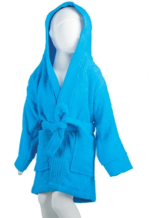 The One Towelling Kids Bathrobe Dětský župan 48.1013 turquoise