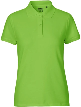 Neutral O 22980 Dámské piqué polo z bio bavlny 77.2280 lime Neutral O 22980 Dámské piqué polo z bio bavlny 77.2280 lime
