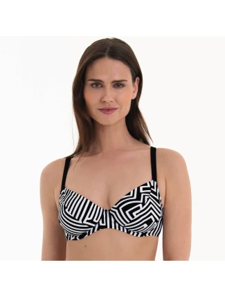 Style Celine Top Bikini - horní díl 8834-1 black - RosaFaia Style Celine Top Bikini - horní díl 8834-1 black - RosaFaia