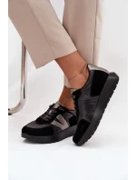 Dámské tenisky na platformě Vinceza 58561 Černé