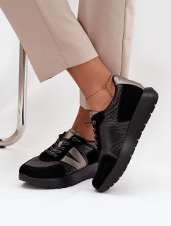 Dámské tenisky na platformě Vinceza 58561 Černé