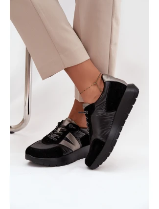 Dámské tenisky na platformě Vinceza 58561 Černé