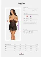 Sexy košilka Pearlove chemise - Obsessive