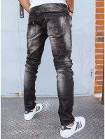 Pánské černé kalhoty FashionStreet UX3815