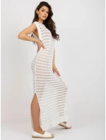 Bílé dámské plážové ažurové šaty (9003) Bílé dámské plážové ažurové šaty (9003)