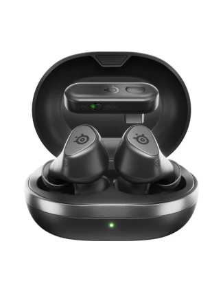 Sluchátka SteelSeries Arctis GameBuds pro Xbox Series X/S s Bluetooth, do uší, s potlačením šumu, bezdrátová, černá