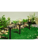 SOLÁRNÍ OKRASNÁ KULOVÁ LAMPA 10X34,5CM