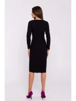 Dámské šaty S376 Černá - Stylove Dámské šaty S376 Černá - Stylove