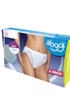 sloggi Chic Tai 4P - WHITE - SLOGGI WHITE - SLOGGI