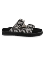D.FRANKLIN Nordic Sandal Buckle Zebra DFSH405002-ZEBR