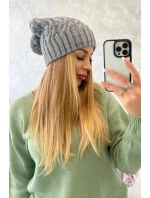 Fleecová čepice Paulina K227 tmavě šedá Fleecová čepice Paulina K227 tmavě šedá