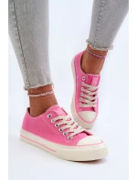 Nízké dámské tenisky Big Star NN274271 Růžové