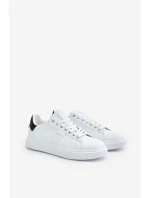 Pánské Sneakers Z Eko Kůže Big Star OO174115 Bílé
