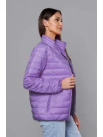 Světle fialová lehká dámská prošívaná bunda (58M23037-37)