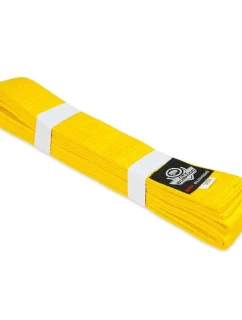 Karate kimono opasek - žlutý 240 cm