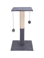 ŠKRÁBACÍ STROM PRO KOČKY 59CM 2 KOULE