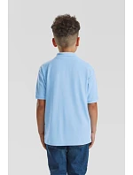 Fruit of the Loom Kids 65/35 Polo Dětské piqué polo 16.3417 heather grey Fruit of the Loom Kids 65/35 Polo Dětské piqué polo 16.3417 heather grey