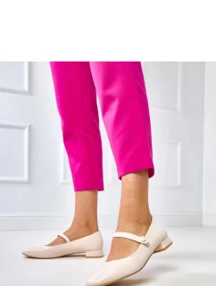 Dámské lodičky GG3071-3 Světle béžová - YOLERA