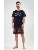 Pánské pyžamo šortky Old bike Pánské pyžamo šortky Old bike