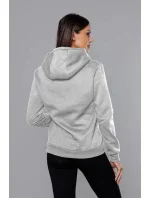 Šedá dámská tepláková mikina (W02-2) Šedá dámská tepláková mikina (W02-2)