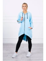 Mikina se zipem na zádech modrá Mikina se zipem na zádech modrá