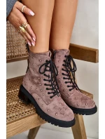ZDobené Botky Worker Dámské Zateplené D&A MR880-017 Taupe