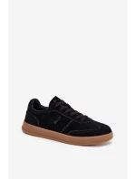 Dámské Semišové Tenisky Big Star SS274673 HI-POLY SYSTEM Černé Dámské Semišové Tenisky Big Star SS274673 HI-POLY SYSTEM Černé