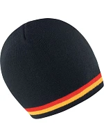 Result Headwear R 368X Pletená čepice s kontrastními pruhy 28.368X black/red-gold Result Headwear R 368X Pletená čepice s kontrastními pruhy 28.368X black/red-gold