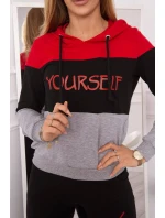 Sada s potiskem Sám červený+černý