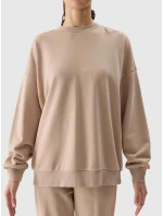 Dámská oversize mikina 4F - béžová Dámská oversize mikina 4F - béžová