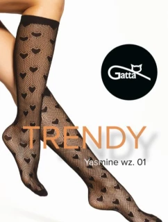 YASMINE KNEE SOCKS 01- Ponožky