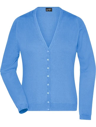 Daiber JN 660 Dámský pletený cardigan s výstřihem do V 02.0660 glacier blue Daiber JN 660 Dámský pletený cardigan s výstřihem do V 02.0660 glacier blue