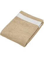 Kariban K 118 Velurová plážová osuška 20.K118 beige/white Kariban K 118 Velurová plážová osuška 20.K118 beige/white