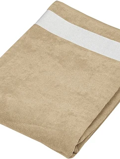 Kariban K 118 Velurová plážová osuška 20.K118 beige/white