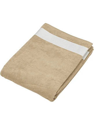 Kariban K 118 Velurová plážová osuška 20.K118 beige/white Kariban K 118 Velurová plážová osuška 20.K118 beige/white