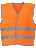 Yoko HVW 102 Hi-Vis bezpečnostní vesta 79.W102 hi vis orange