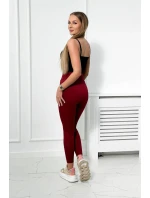 Bordó pruhované legíny Bordó pruhované legíny