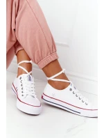 Dámské Klasické Nízké Tenisky Big Star DD274336 Bile