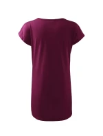 Love tričko/šaty dámské fuchsiová