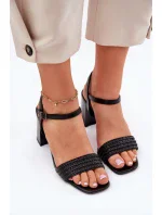 Sandály na podpatku  model 213017 Step in style