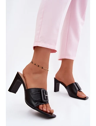 Klapky na podpatku model 228371 Step in style