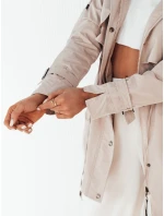 Dámská přechodná bunda parka BRENS ecru FashionStreet TY4229