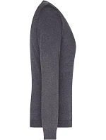 Daiber JN 658 Dámský svetr s výstřihem do V 02.0658 anthracite melange Daiber JN 658 Dámský svetr s výstřihem do V 02.0658 anthracite melange