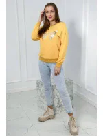 Mikina s potiskem hořčice Mikina s potiskem hořčice