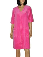 Dámský župan se zipem De Lafense 431 Velur M-4XL Dámský župan se zipem De Lafense 431 Velur M-4XL