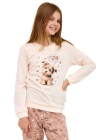 Dívčí pyžamo 592/193 Sweet dog - CORNETTE