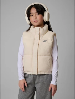 Dívčí bez rukávů se syntetickou výplní 4F 4FJWSS26TVJAF312-12S